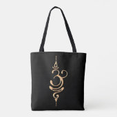 Gouden Adem Tote Bag (Achterkant)