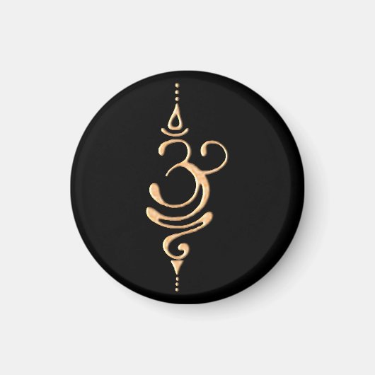 Gouden Ademhaling Magneet (Voorkant)