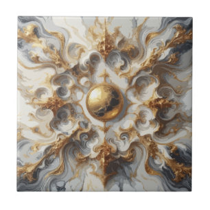 Gouden aders van weelde Calacatta Goud Marmer Tegeltje