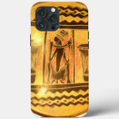 Gouden Afrikaanse Etnische Kunst Print Design Case-Mate iPhone Case (Achterkant)