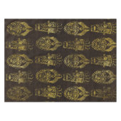 Gouden Afrikaanse maskers op hout Tafelkleed (Voorkant (Horizontaal))