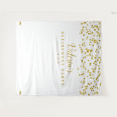 Gouden afscheidspartij achtergrond, Photo Booth ac Wandkleed (Voorkant (horizontaal))