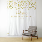 Gouden afscheidspartij achtergrond, Photo Booth Pr Wandkleed (In situ)