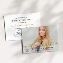Gouden Afstudeer Script Foto Afstudeerfeest