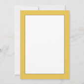 Gouden Afstudeeraankondiging Kaart (Achterkant)