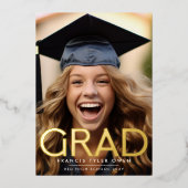 Gouden AFSTUDEERDER Klasse van 25 Aankondiging van (Voorkant)