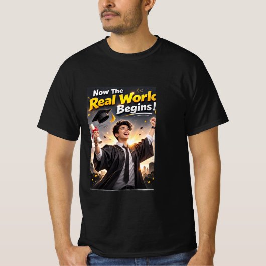 Gouden Afstudeerfeest 2026 T-shirt (Voorkant)