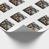 Gouden Afstudeerfeestkaart – Cadeaupapier (Hoek)