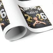 Gouden Afstudeerfeestkaart – Cadeaupapier (Rol Hoek)