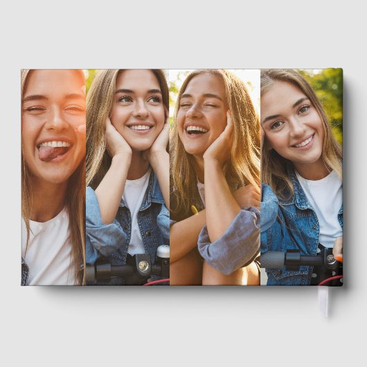 Gouden Afstuderen Fotocollage Gastenboek (Achterkant)