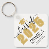 Gouden Afstuderen Sleutelhanger (Voorkant)