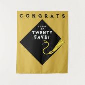 Gouden Afstuderen van 2025 Wandkleed (Voorkant)