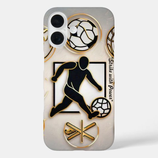 "Gouden aftrap" Case-Mate iPhone Case (Achterkant)