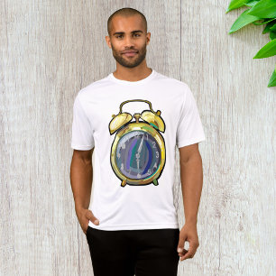  Gouden Alarm Klok Retro Tijdstuk T-shirt