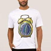  Gouden Alarm Klok Retro Tijdstuk T-shirt (Voorkant)