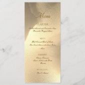 Gouden Alcohol Inkt Chic Plat Menu (Voorkant)