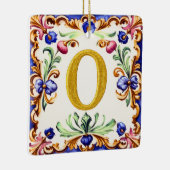 Gouden Alfabet – Letter O Keramisch Ornament (Rechts)
