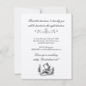 GOUDEN Alice in de Verjaardag van het Theekransje Kaart (Achterkant)