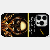 Gouden Aliens Ontmoeting op Area 51 Case-Mate iPhone Case (Achterkant (horizontaal))