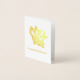 Gouden Amaryllis Folie Kaarten