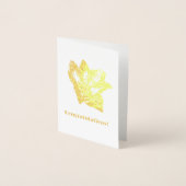 Gouden Amaryllis Folie Kaarten (Voorkant)