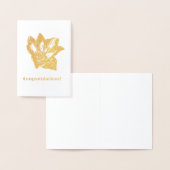 Gouden Amaryllis Folie Kaarten (Display)