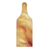 Gouden Amber Gloed Snijplank (Voorkant)