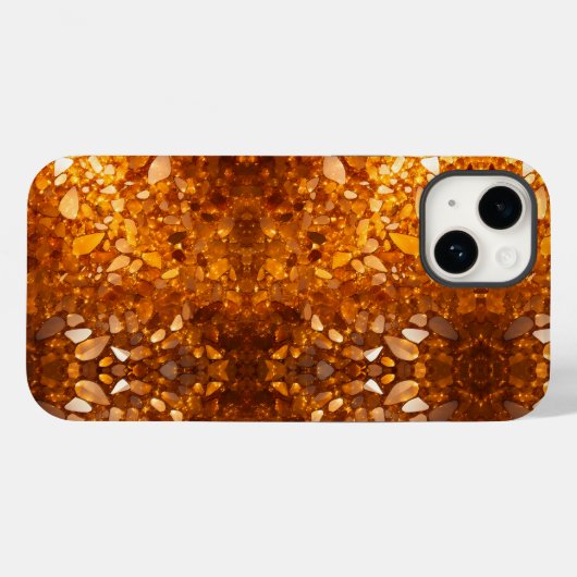 Gouden Ambers Case-Mate iPhone Case (Achterkant (horizontaal))