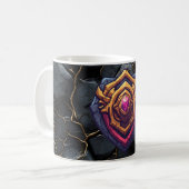 Gouden Amethist Embleem Koffiemok (Voorkant links)