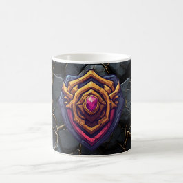 Gouden Amethist Embleem Koffiemok