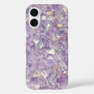 Gouden Amethyst Glans iPhone 16 Hoesje