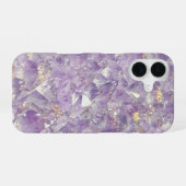 Gouden Amethyst Glans iPhone 16 Hoesje (Achterkant horizontaal)