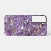 Gouden Amethyst Glans Samsung Galaxy Hoesje (Achterkant horizontaal)