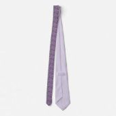 Gouden Amethyst Glans Stropdas (Achterkant)
