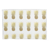 Gouden anananasseicase kussensloop (Voorkant)