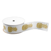 gouden anananassen grosgrain lint (Spoel)