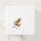 Gouden ananas bruiloft dank u bedankjes labels (In situ)