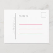 Gouden ananas foto Opslaan van de datum Aankondigingskaart (Achterkant)