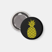 Gouden ananas magneet (Voorkant / Achterkant)