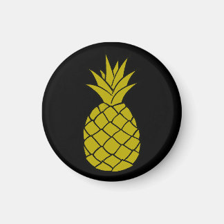 Gouden ananas magneet