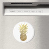 Gouden ananasmagneet magneet (Insitu (Vaatwasser))