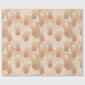 Gouden Ananaspatroon Cadeaupapier (Vlak)