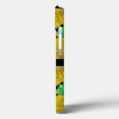 Gouden Ananassen Op Strepen Case-Mate iPhone Case (Achterkant / Links)