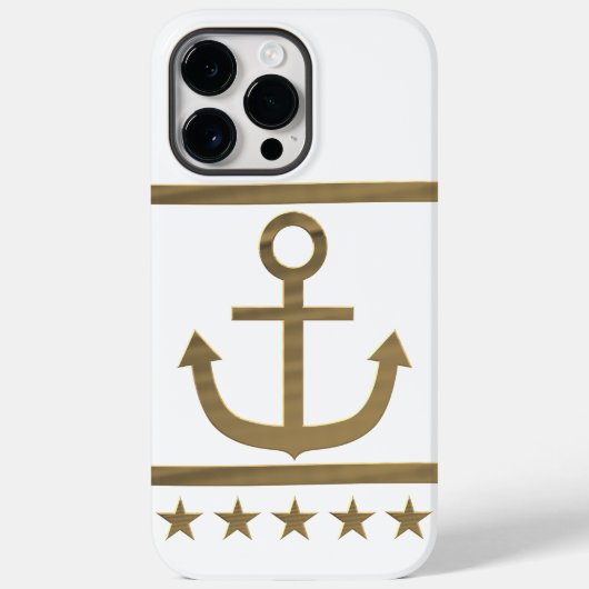 gouden anker geluk symbool Case-Mate iPhone case (Achterkant)