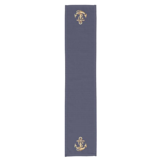 Gouden Anker Korte Tafelloper (Voorkant)
