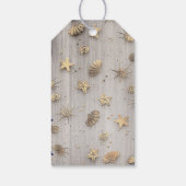 Gouden Anker Marine Nautische Bruiloft Cadeaulabel (Achterkant)