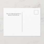 Gouden Anker met Blauwe Strepen Verjaardag Uitnodiging Briefkaart (Achterkant)