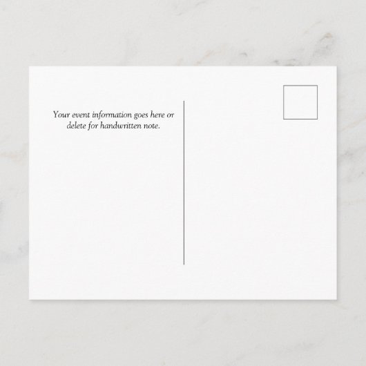 Gouden Anker met Blauwe Strepen Verjaardag Uitnodiging Briefkaart (Achterkant)