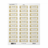 Gouden Anker met Nautilus Thema Etiket (Full Sheet)