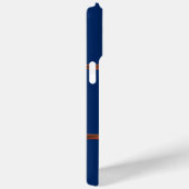 gouden anker op marineblauwe achtergrond Case-Mate iPhone case (Achterkant / Rechts)